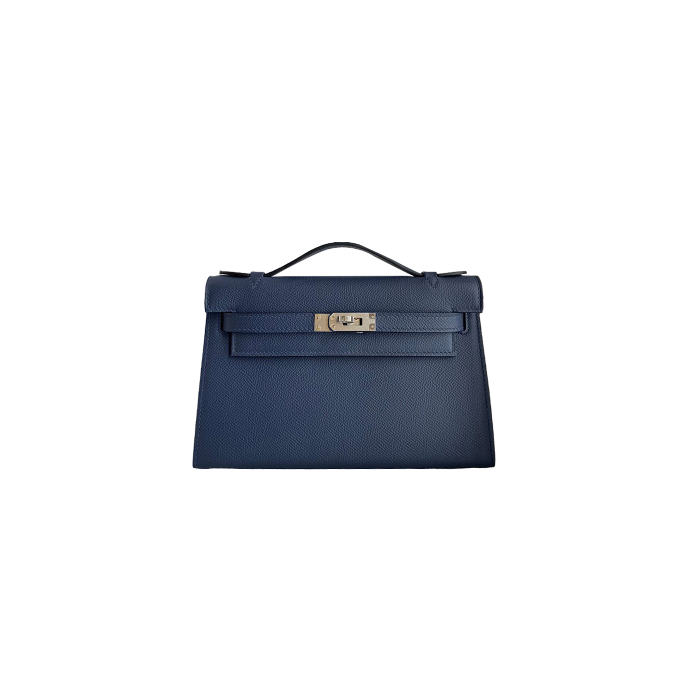 H**mes kelly mini 22 epsom leather royal blue (22*14*7cm)